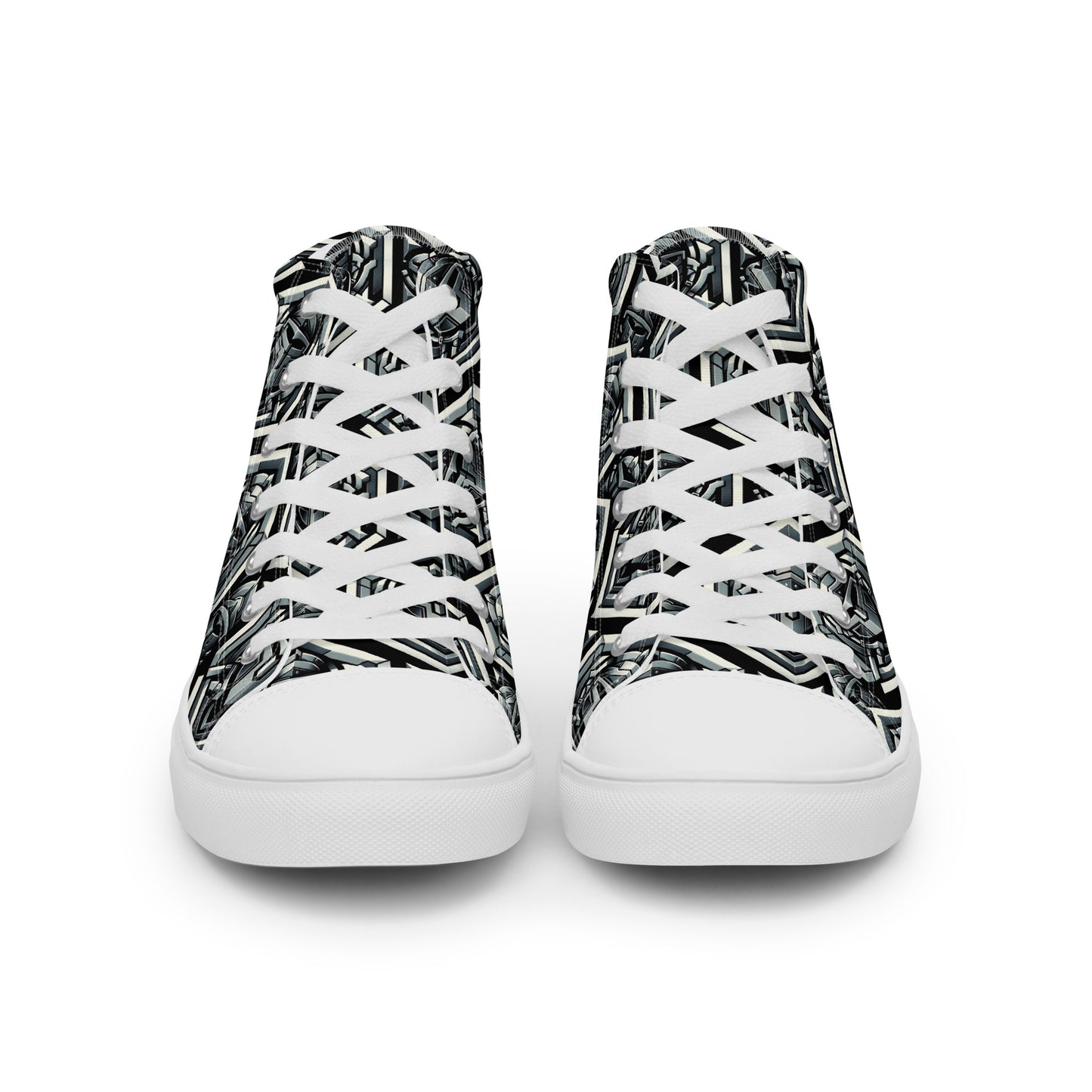 the HELMET 'Protector' Men’s High Top Canvas Sneakers