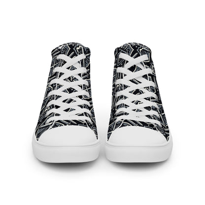 the SWORD & SHIELD 'Defender' Men’s High Top Canvas Sneakers