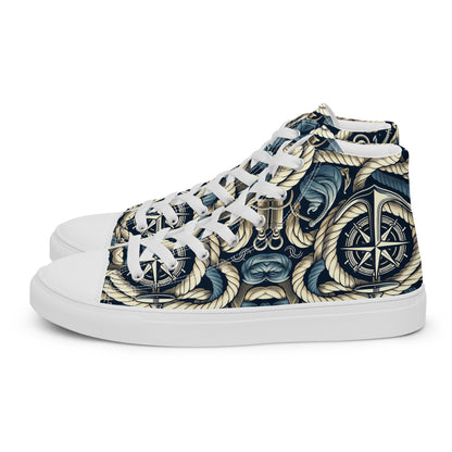 the ANCHOR 'Stabilizer' Men’s High Top Canvas Sneakers