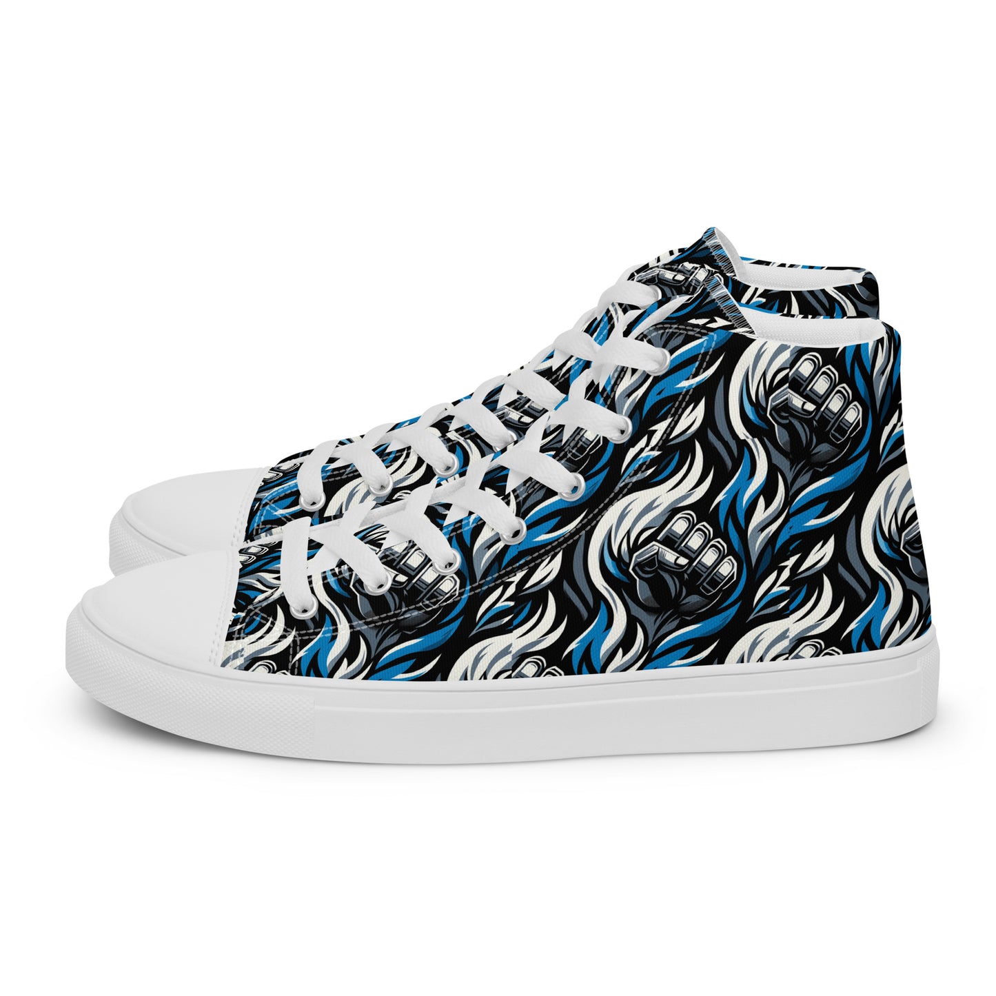 the IRON FIST 'Enforcer' Men’s High Top Canvas Sneakers