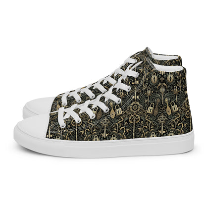 the KEY 'Accessor' Men’s High Top Canvas Sneakers