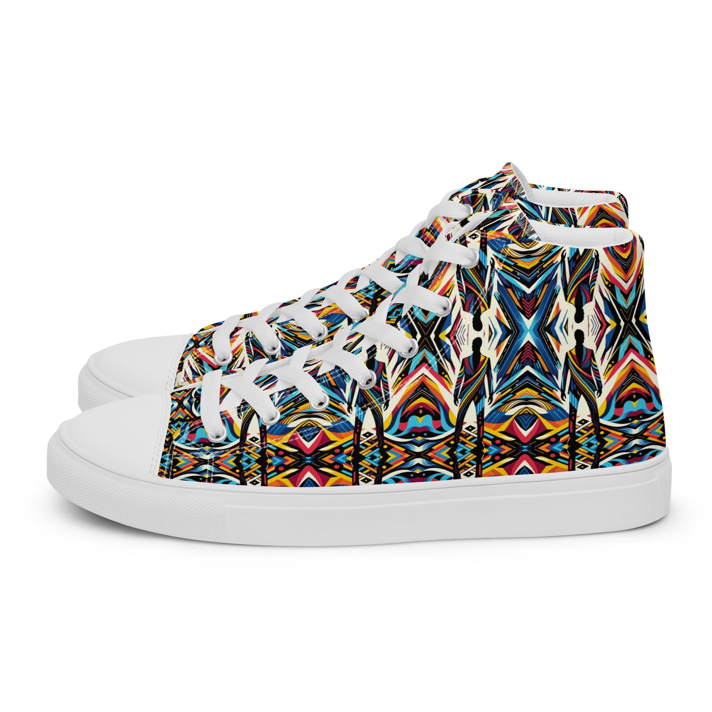 the MAN 'Achiever' Men’s High Top Canvas Sneakers