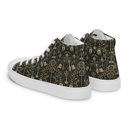 the KEY 'Accessor' Men’s High Top Canvas Sneakers