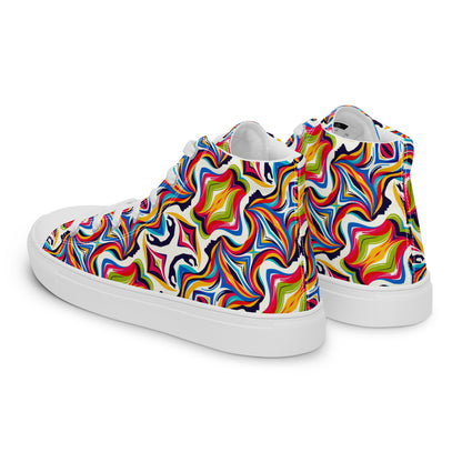 the WOMAN 'Empowerer' Men’s High Top Canvas Sneakers