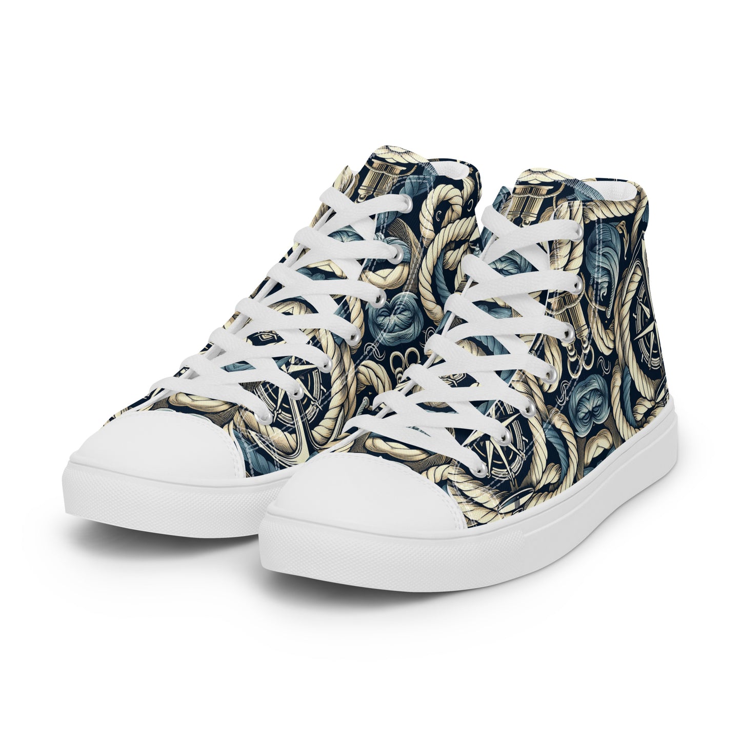 the ANCHOR 'Stabilizer' Men’s High Top Canvas Sneakers