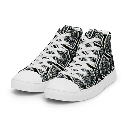 the HELMET 'Protector' Men’s High Top Canvas Sneakers