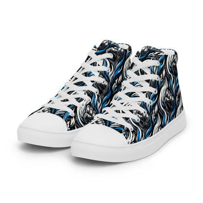 the IRON FIST 'Enforcer' Men’s High Top Canvas Sneakers