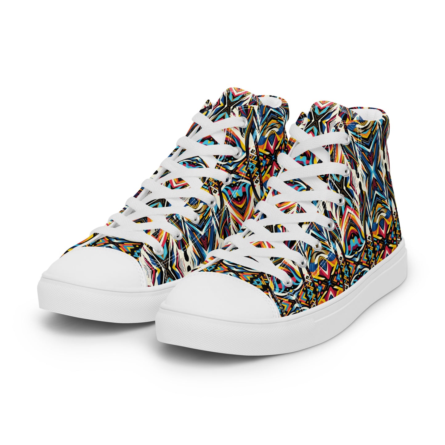 the MAN 'Achiever' Men’s High Top Canvas Sneakers