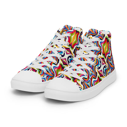 the WOMAN 'Empowerer' Men’s High Top Canvas Sneakers