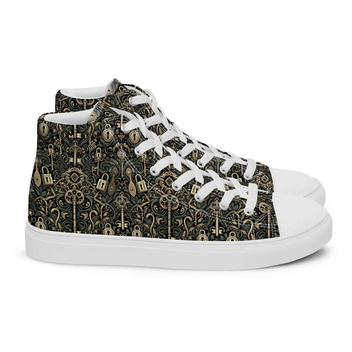 the KEY 'Accessor' Men’s High Top Canvas Sneakers