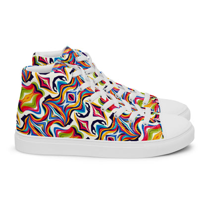 the WOMAN 'Empowerer' Men’s High Top Canvas Sneakers