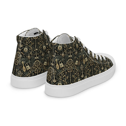 the KEY 'Accessor' Men’s High Top Canvas Sneakers