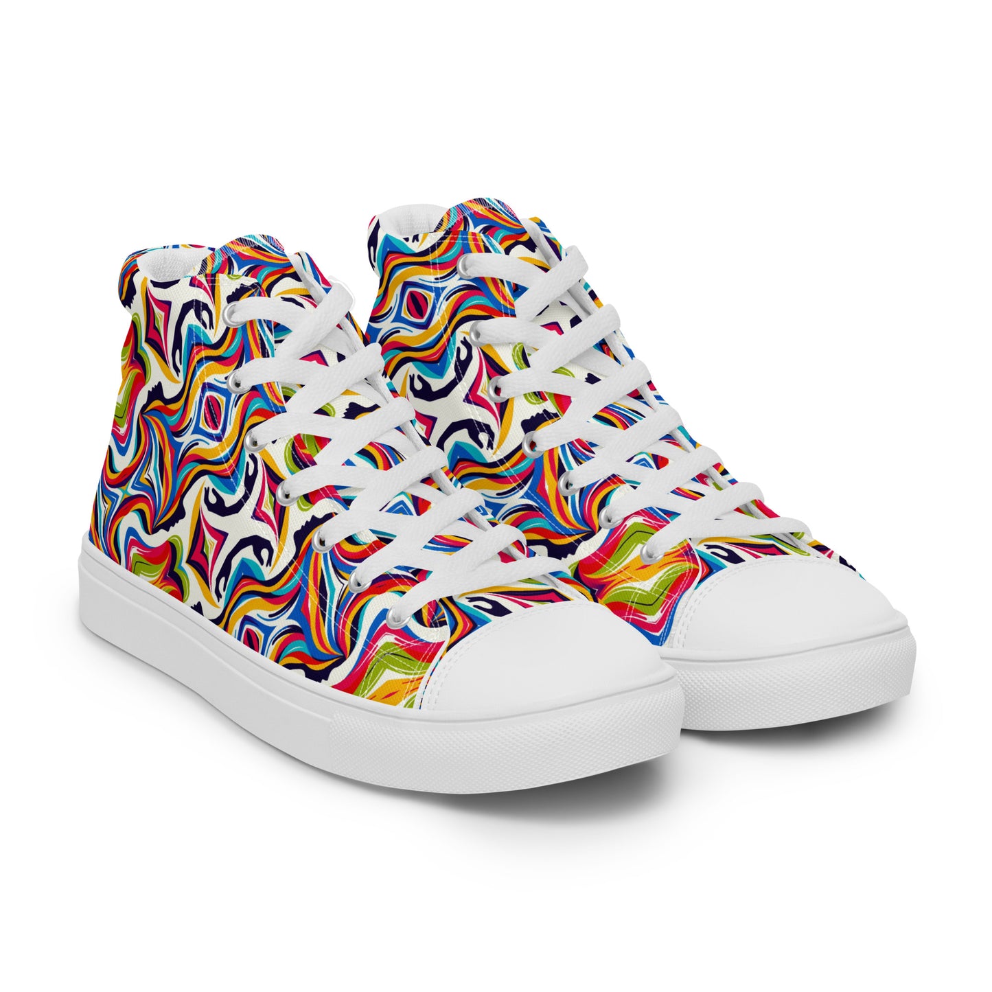 the WOMAN 'Empowerer' Men’s High Top Canvas Sneakers