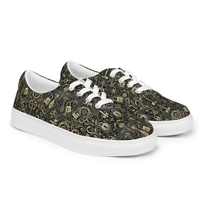 the KEY 'Accessor' Men’s Lace-Up Canvas Shoes