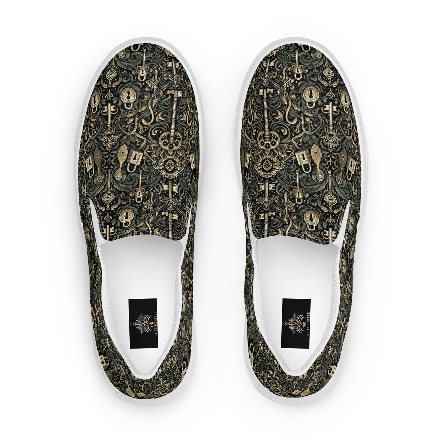 the KEY 'Accessor' Men’s Slip-On Canvas Shoes