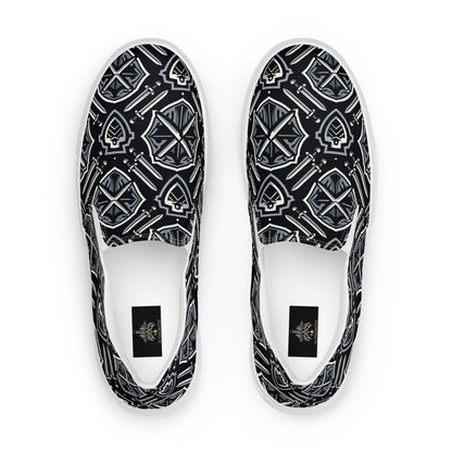 the SWORD & SHIELD 'Defender' Men’s Slip-On Canvas Shoes