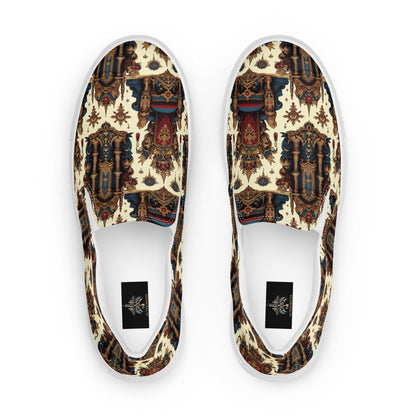 the THRONE 'Ruler' Men’s Slip-On Canvas Shoes