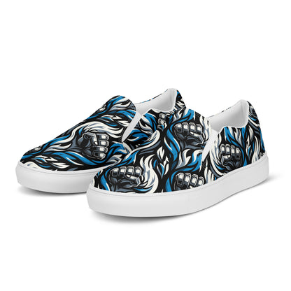 the IRON FIST 'Enforcer' Men’s Slip-On Canvas Shoes