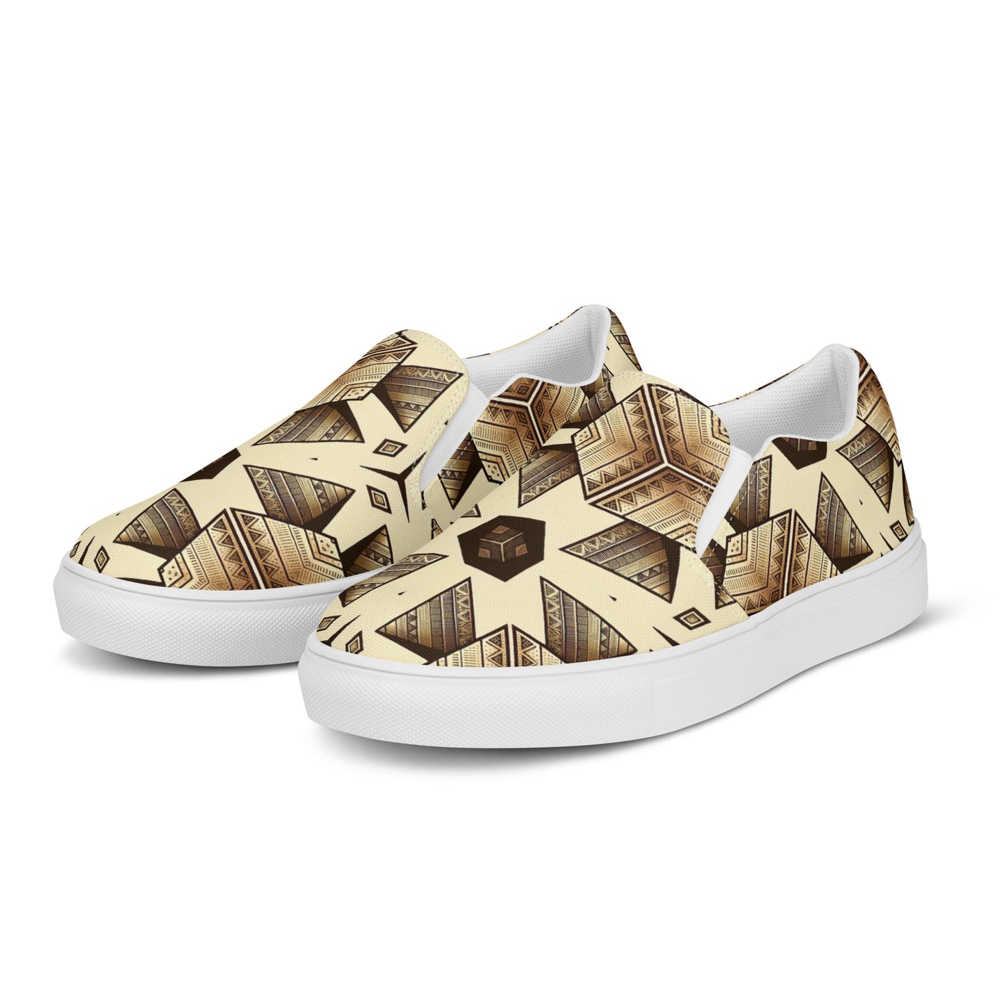 the PYRAMID 'Builder' Men’s Slip-On Canvas Shoes