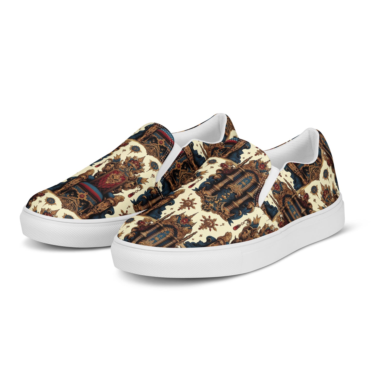 the THRONE 'Ruler' Men’s Slip-On Canvas Shoes