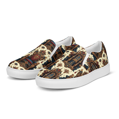 the THRONE 'Ruler' Men’s Slip-On Canvas Shoes