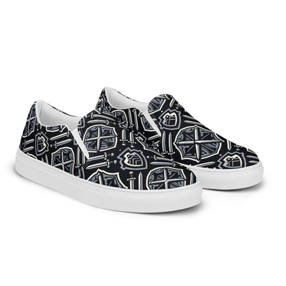 the SWORD & SHIELD 'Defender' Men’s Slip-On Canvas Shoes