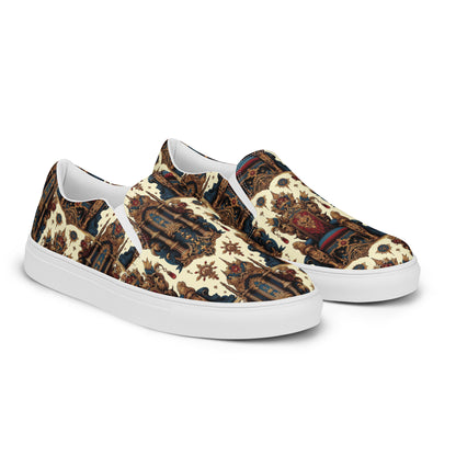 the THRONE 'Ruler' Men’s Slip-On Canvas Shoes