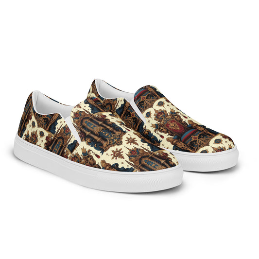 the THRONE 'Ruler' Men’s Slip-On Canvas Shoes