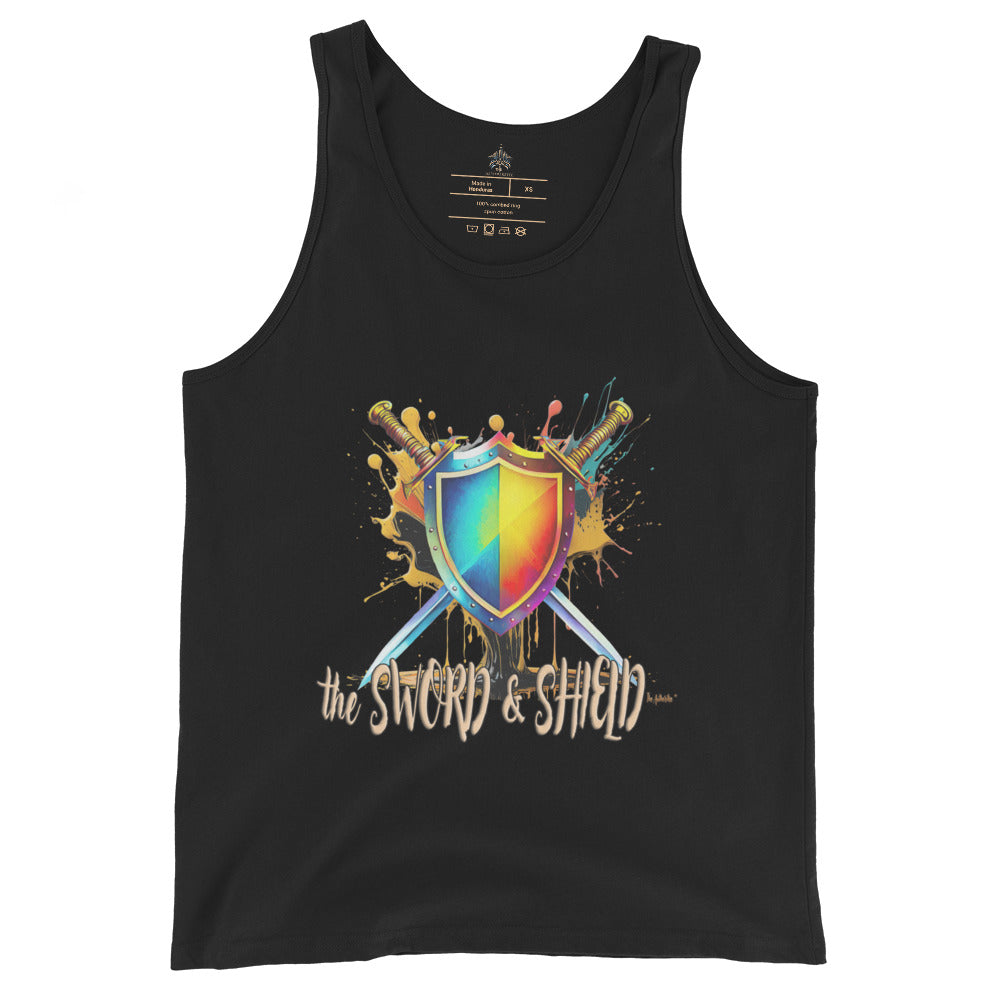 the SWORD & SHIELD 'Defender' Tank Top