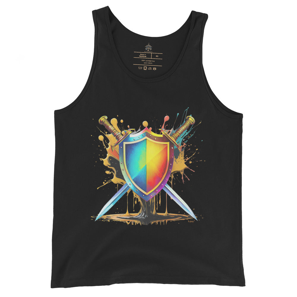 the SWORD & SHIELD 'Defender' Tank Top