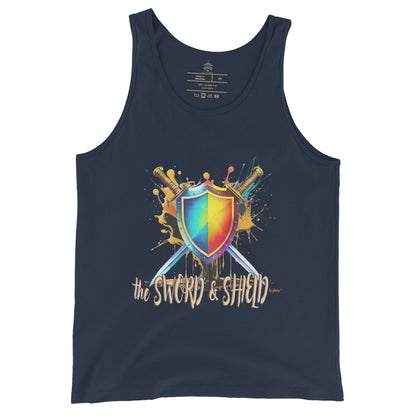 the SWORD & SHIELD 'Defender' Tank Top