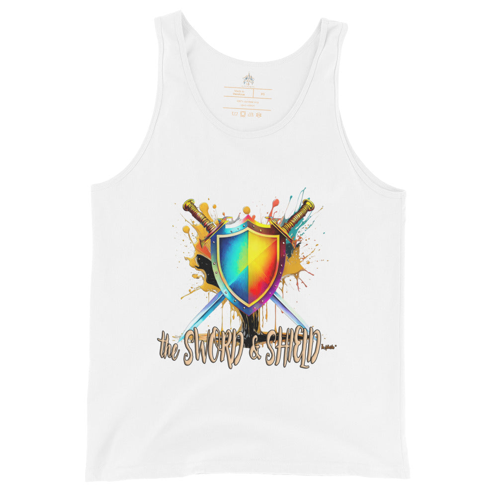 the SWORD & SHIELD 'Defender' Tank Top