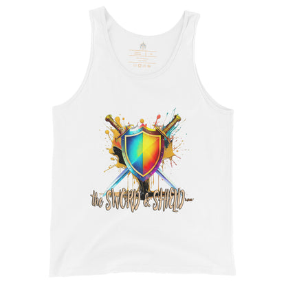 the SWORD & SHIELD 'Defender' Tank Top