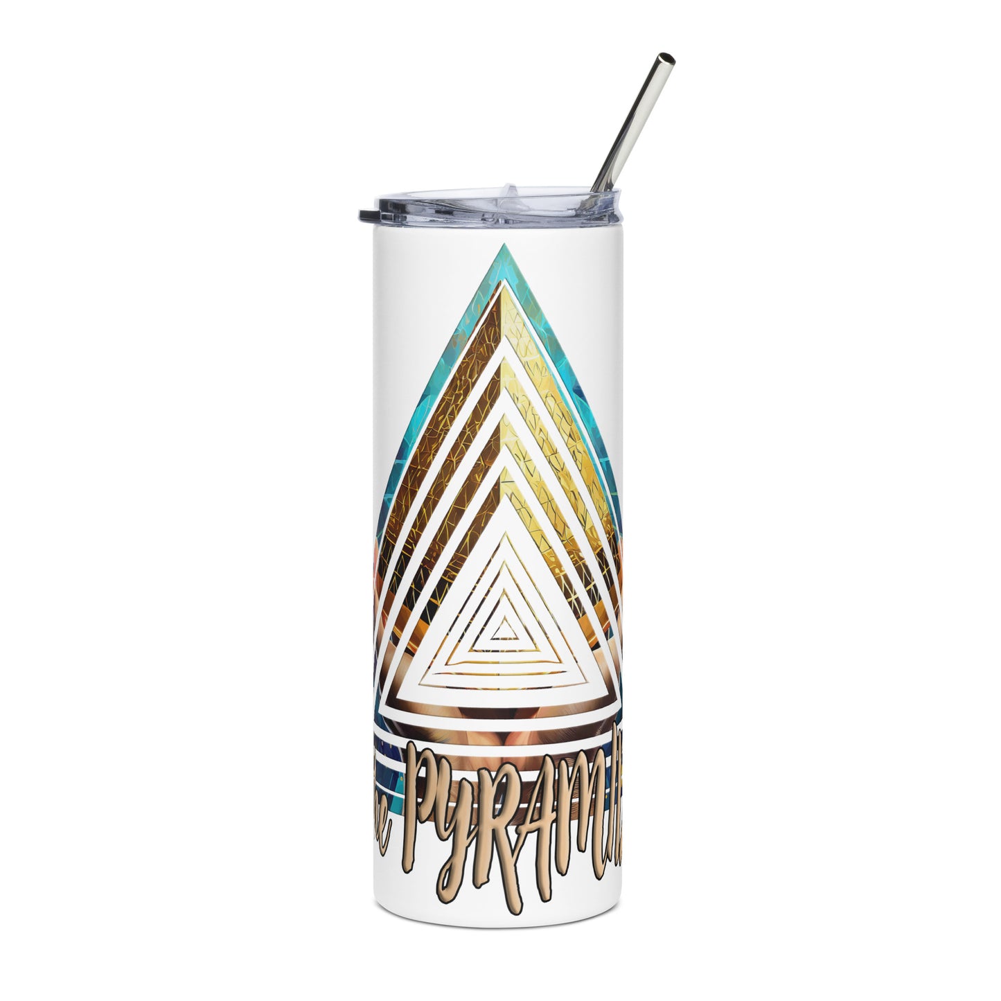 the PYRAMID 'Builder' Stainless Steel Tumbler