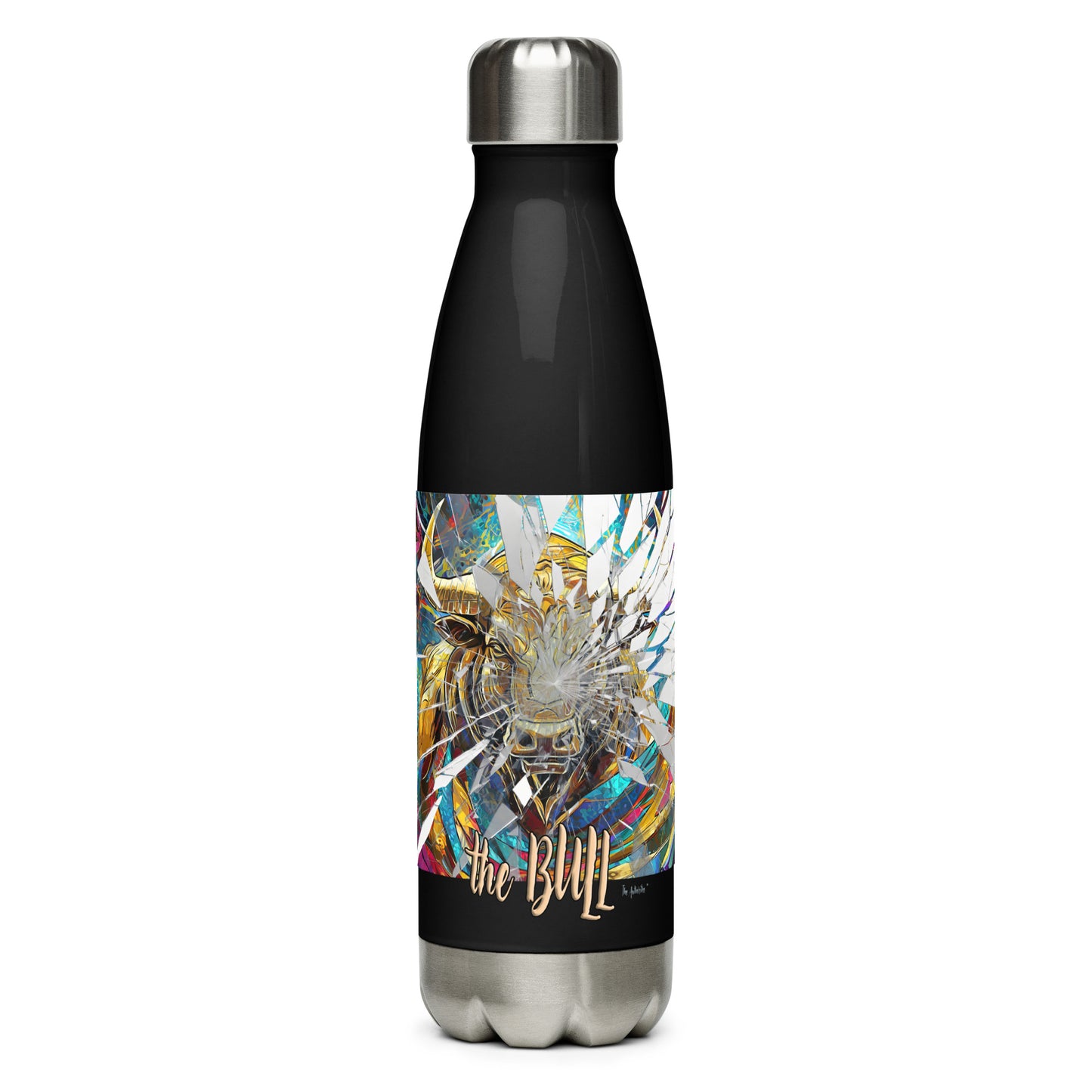 the BULL 'Strengthener' Stainless Steel Water Bottle