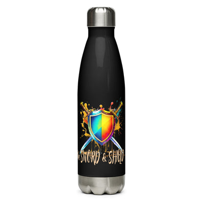 the SWORD & SHIELD 'Defender' Stainless Steel Water Bottle