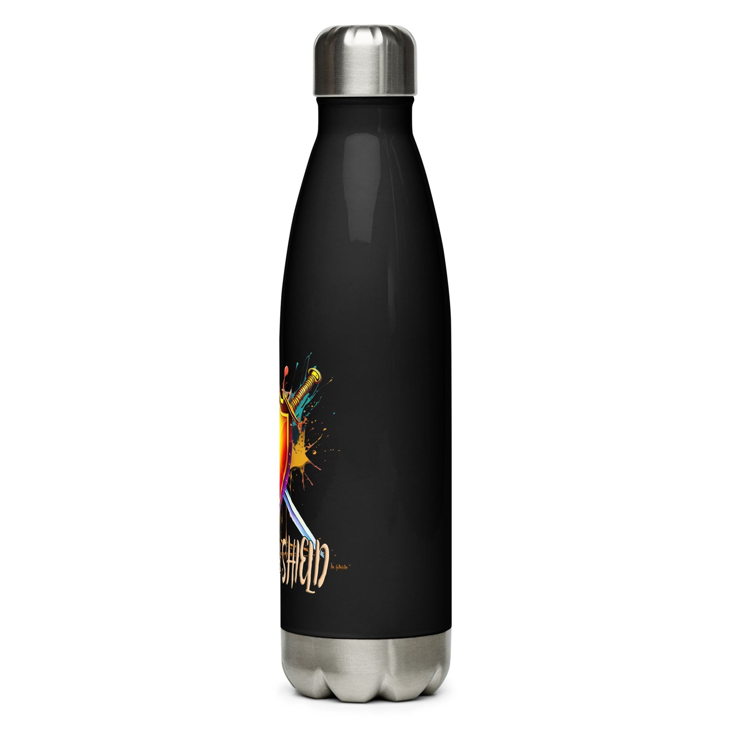 the SWORD & SHIELD 'Defender' Stainless Steel Water Bottle