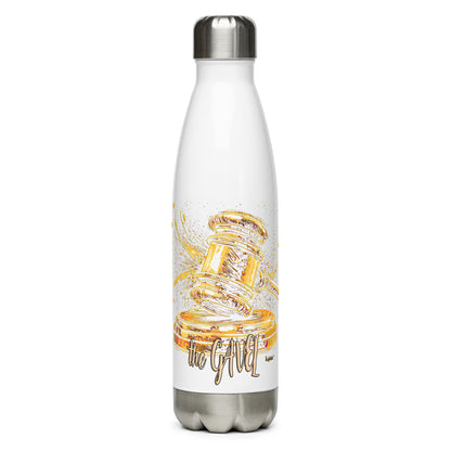 the GAVEL 'Decider' Stainless Steel Water Bottle