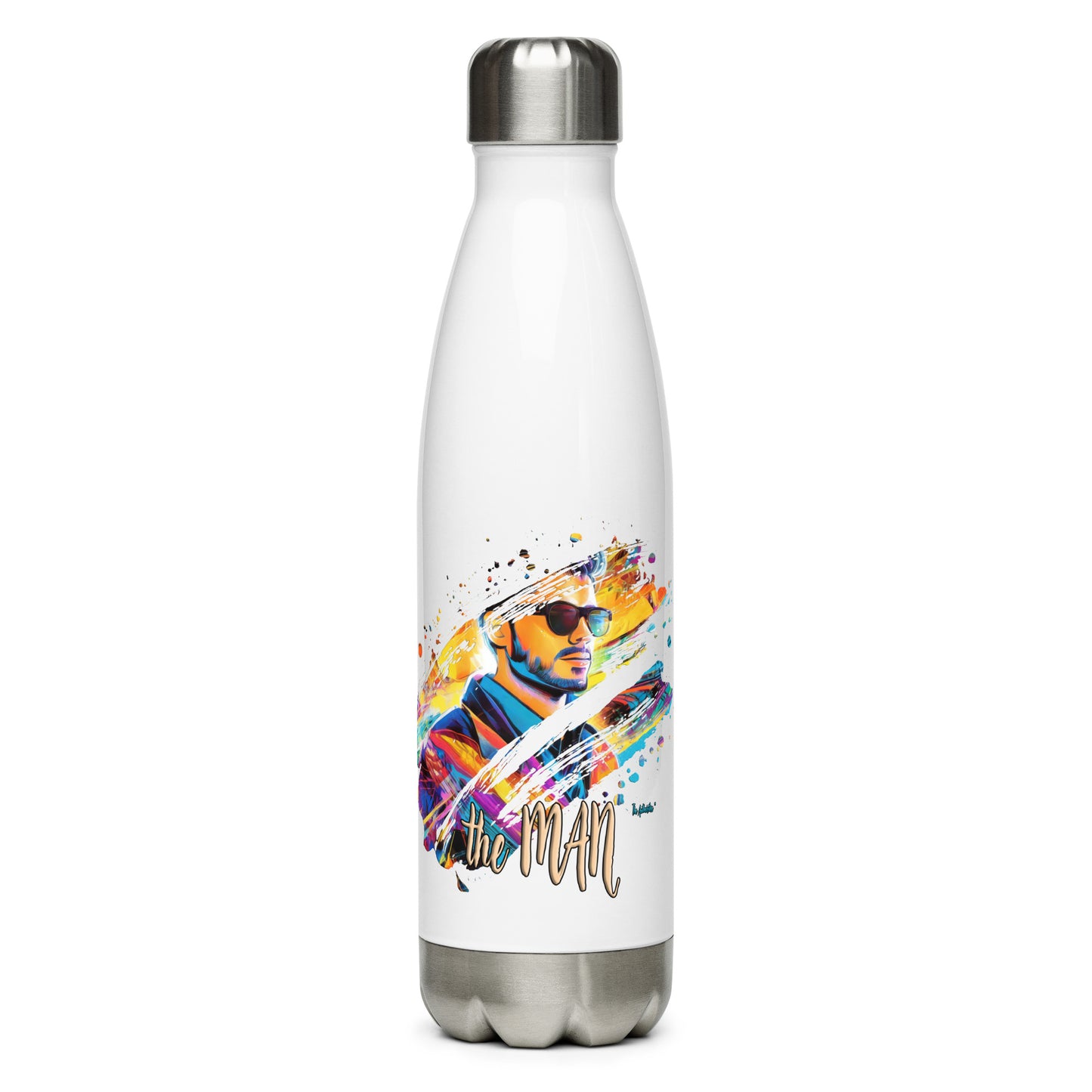 the MAN 'Achiever' Stainless Steel Water Bottle