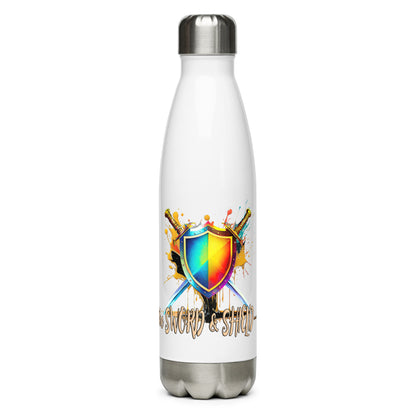 the SWORD & SHIELD 'Defender' Stainless Steel Water Bottle