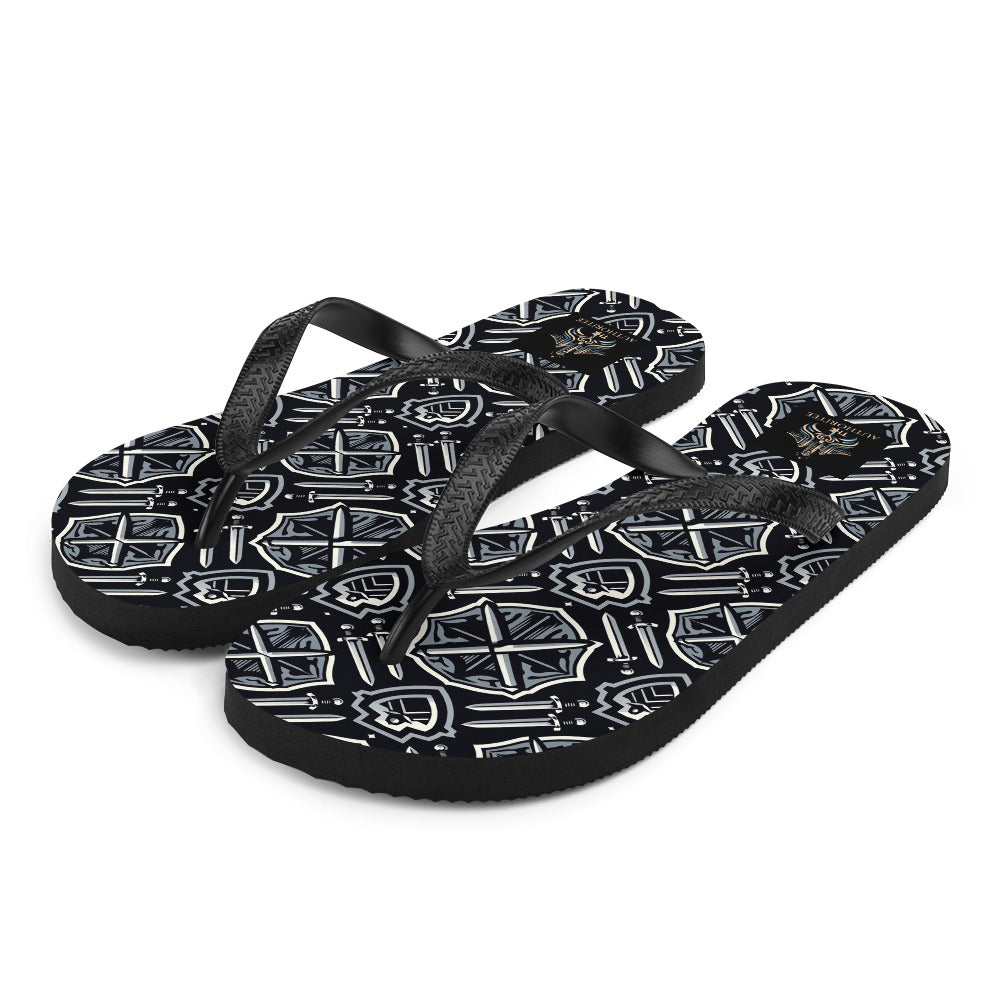 the SWORD & SHIELD 'Defender' Flip-Flops