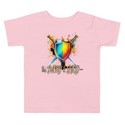 the SWORD & SHIELD 'Defender' Toddler T-Shirt