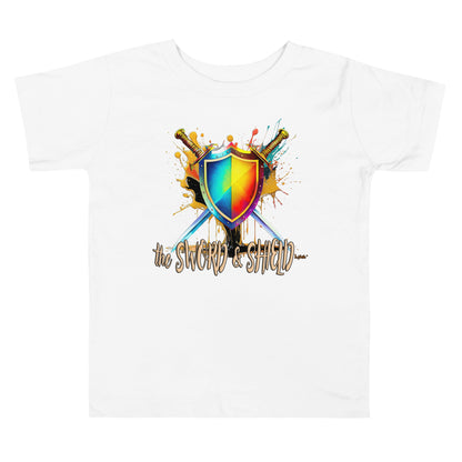 the SWORD & SHIELD 'Defender' Toddler T-Shirt