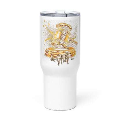 the GAVEL 'Decider' Stainless Steel Travel Mug