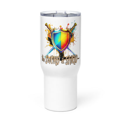 the SWORD & SHIELD 'Defender' Stainless Steel Travel Mug