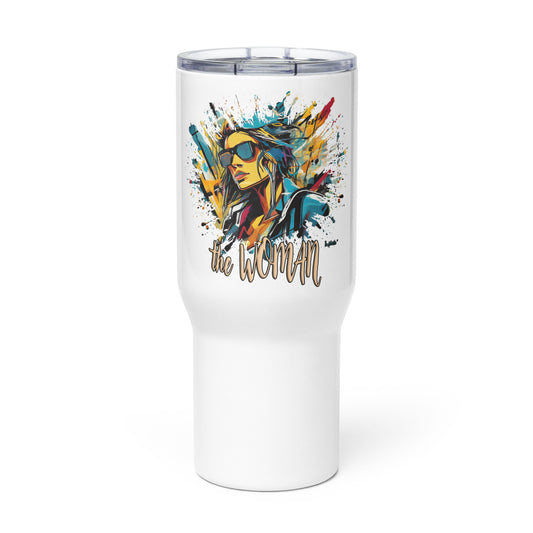 the WOMAN 'Empowerer' Stainless Steel Travel Mug