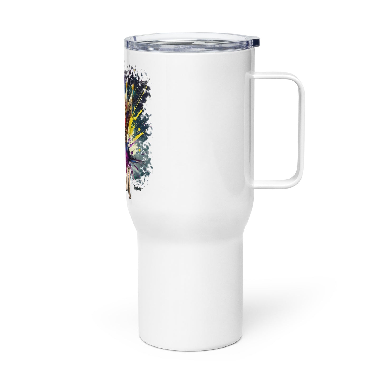 the CROWN 'Leader' Stainless Steel Travel Mug