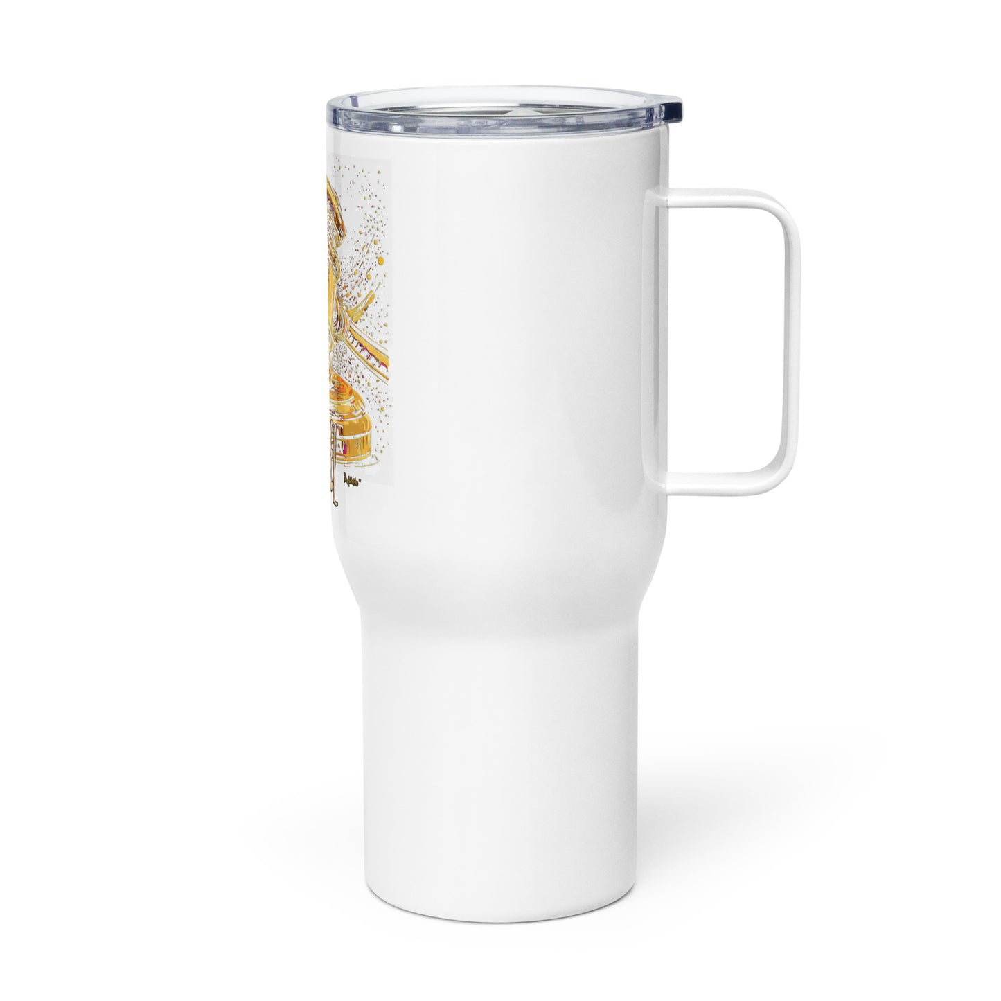 the GAVEL 'Decider' Stainless Steel Travel Mug