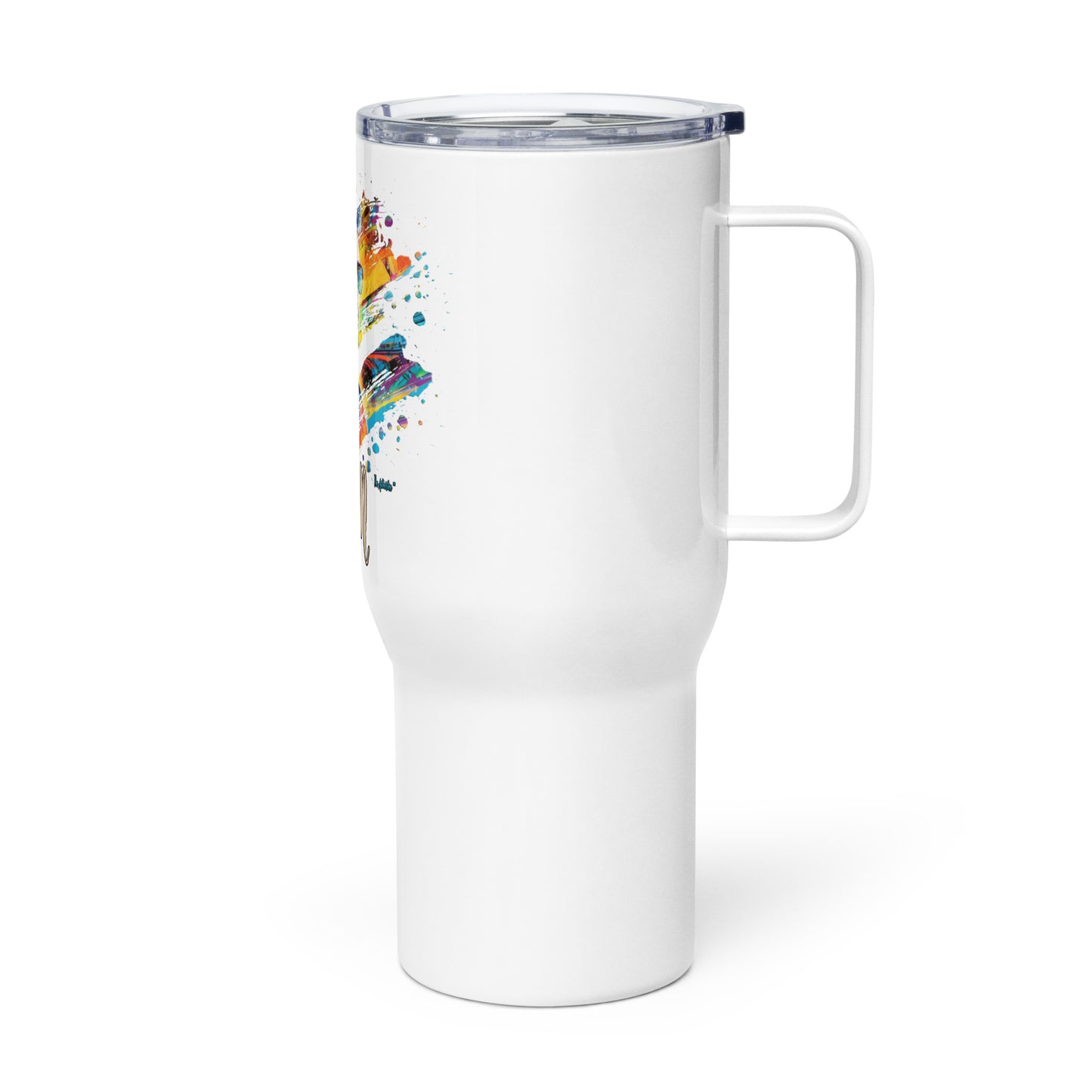 the MAN 'Achiever' Stainless Steel Travel Mug