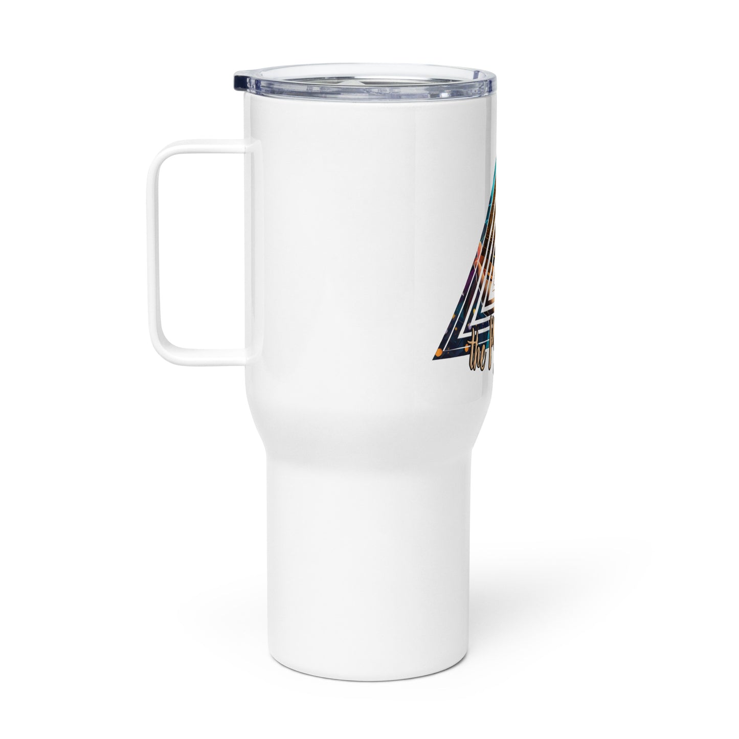 the PYRAMID 'Builder' Stainless Steel Travel Mug